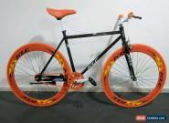 Brand new Single Speed Fixed Gear / fixie Road Bike - black orange colour for Sale