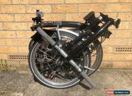 Brompton M6L Folding Bike Black **Worldwide Postage** for Sale