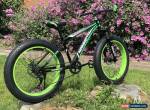 Mammoth FAT TYRE Mountain BIKE BLACK GREEN With Gears Adult Top Seller FT04-02 for Sale