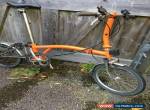 Superlight Brompton S6LX with titanium seatpost/frame/forks and wide range gears for Sale