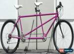 USED Santana Picante Steel Mountain Tandem 20/18" Shimano Deore XT 3x7 26" Pink for Sale