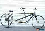 Classic USED Vintage Cannondale Med/Small Flat Bar Road Aluminum Tandem Black 3x7 Speed for Sale