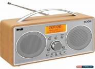 LOGIK L55DAB15 Portable DAB+/FM Radio - Silver & Wood - Currys for Sale