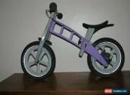 FirstBIKE with brake (balance bike) grey & violet suit 20 months to 5 yrs for Sale